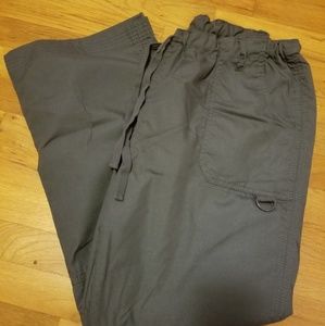 Gray scrub pants